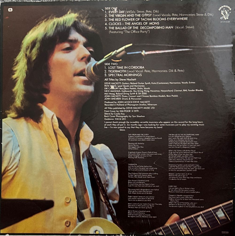 Spectral Mornings - Steve Hackett (CD) music collectible - Main Image 2