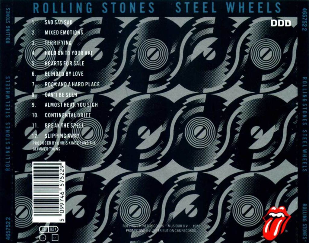 Steel Wheels - The Rolling Stones (CD - 53) music collectible [Barcode 724383964727] - Main Image 2