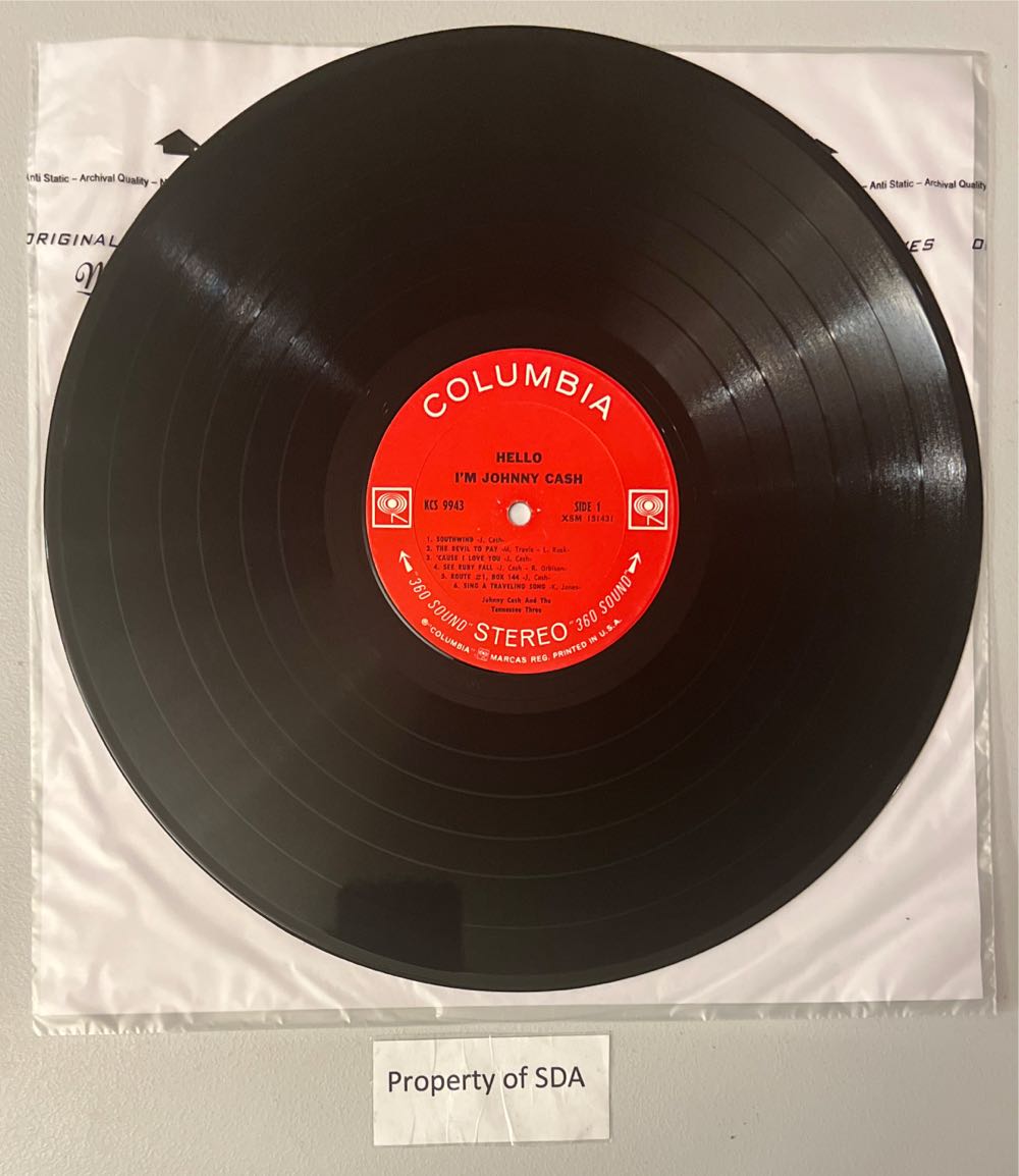 Hello, I’m Johnny Cash - Johnny Cash (12”) music collectible - Main Image 3