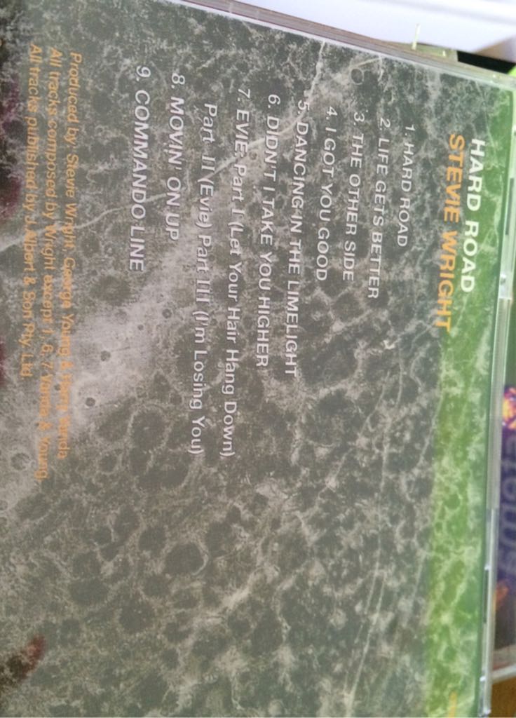 Hard Road - Stevie Wright (CD) music collectible [Barcode 9399746526723] - Main Image 2