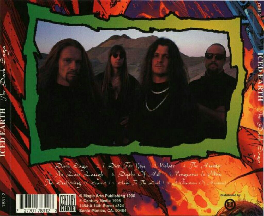 The Dark Saga - Iced Earth (CD) music collectible [Barcode 7277017713121] - Main Image 2