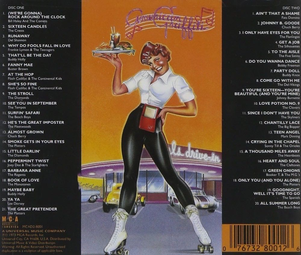 American Graffiti - Various Artists - MCA Records (CD) music collectible - Main Image 2