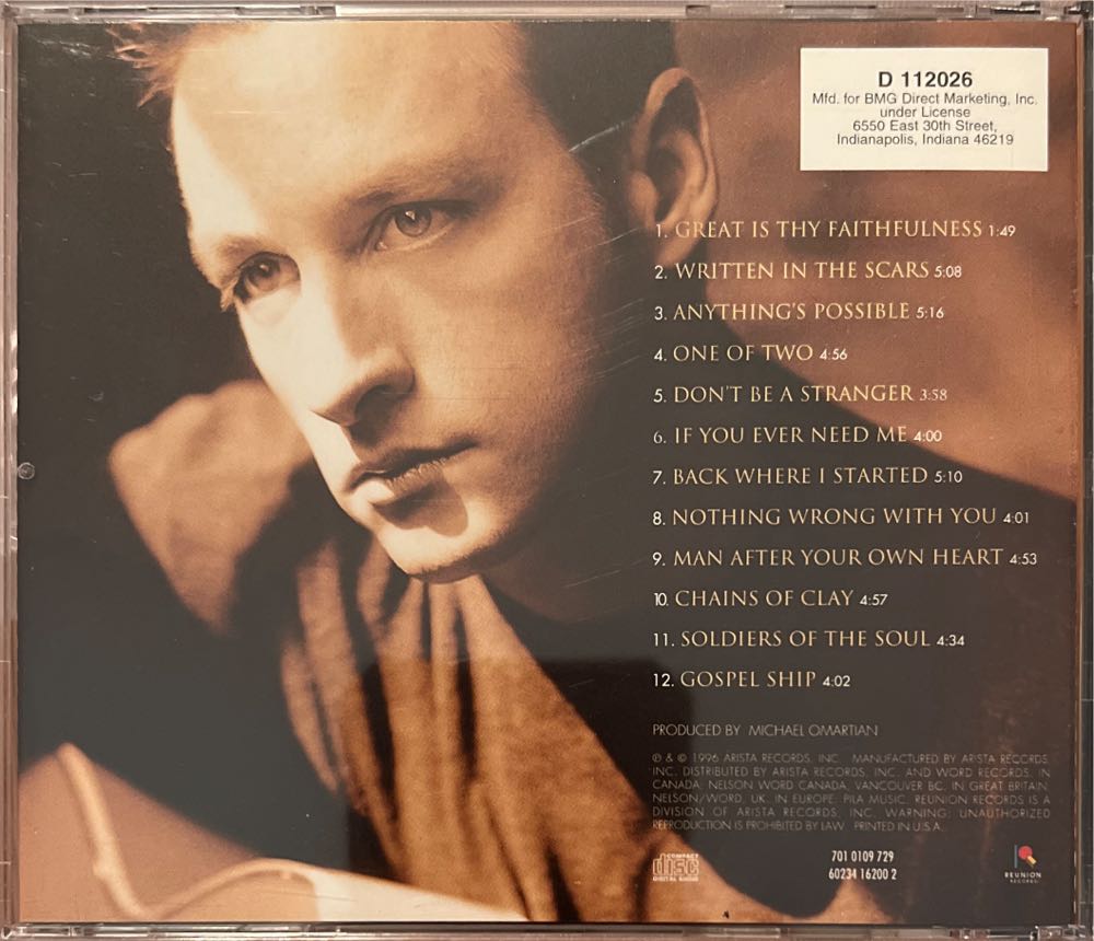 Shelter - Chapman, Gary (CD - 53) music collectible - Main Image 2