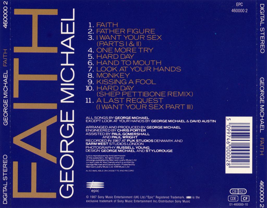 Faith - Wham! - Micheal, George (12”) music collectible [Barcode 886979926424] - Main Image 2