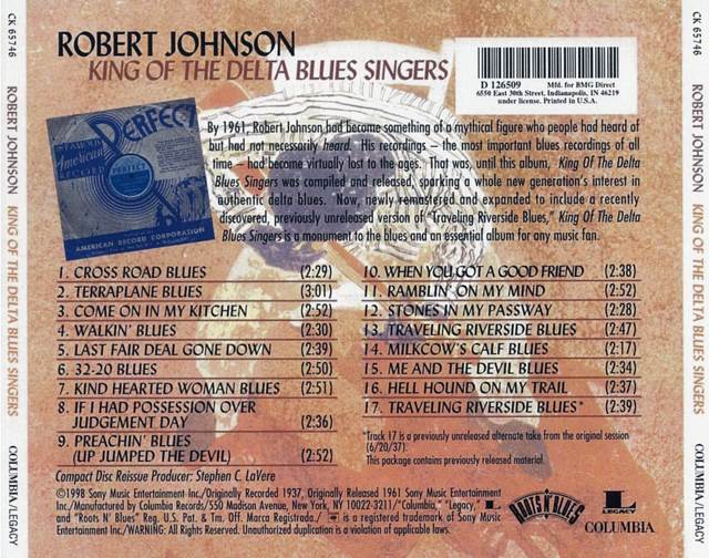 King of the Delta Blues Singers (MP3) - Johnson, Robert (MP3) music collectible [Barcode 5099749300620] - Main Image 2