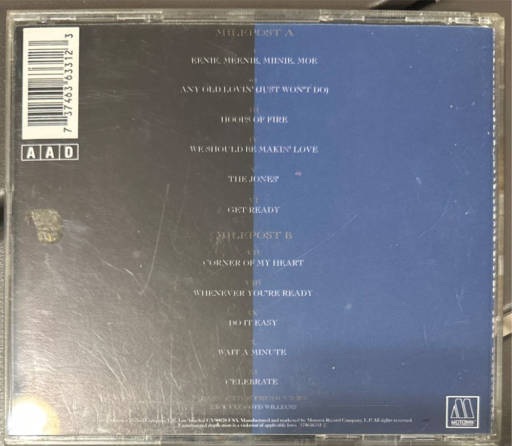 The Temptations Milestone - Temptations (CD) music collectible [Barcode 737463633123] - Main Image 2