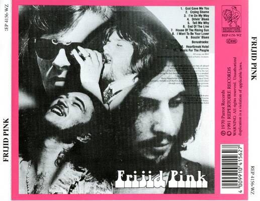 Frijid Pink - Frijid Pink (CD) music collectible [Barcode 4009910415627] - Main Image 2