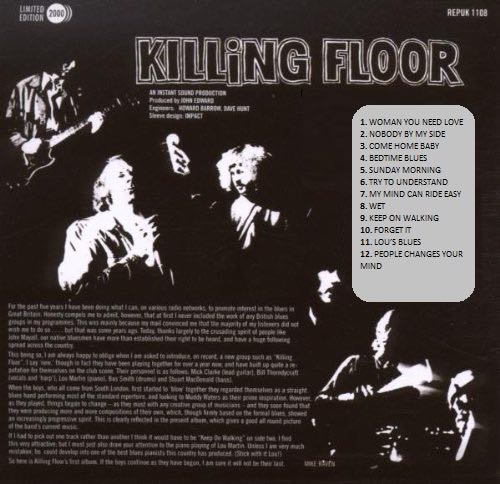 Killing Floor - Killing Floor (CD-R) music collectible - Main Image 2