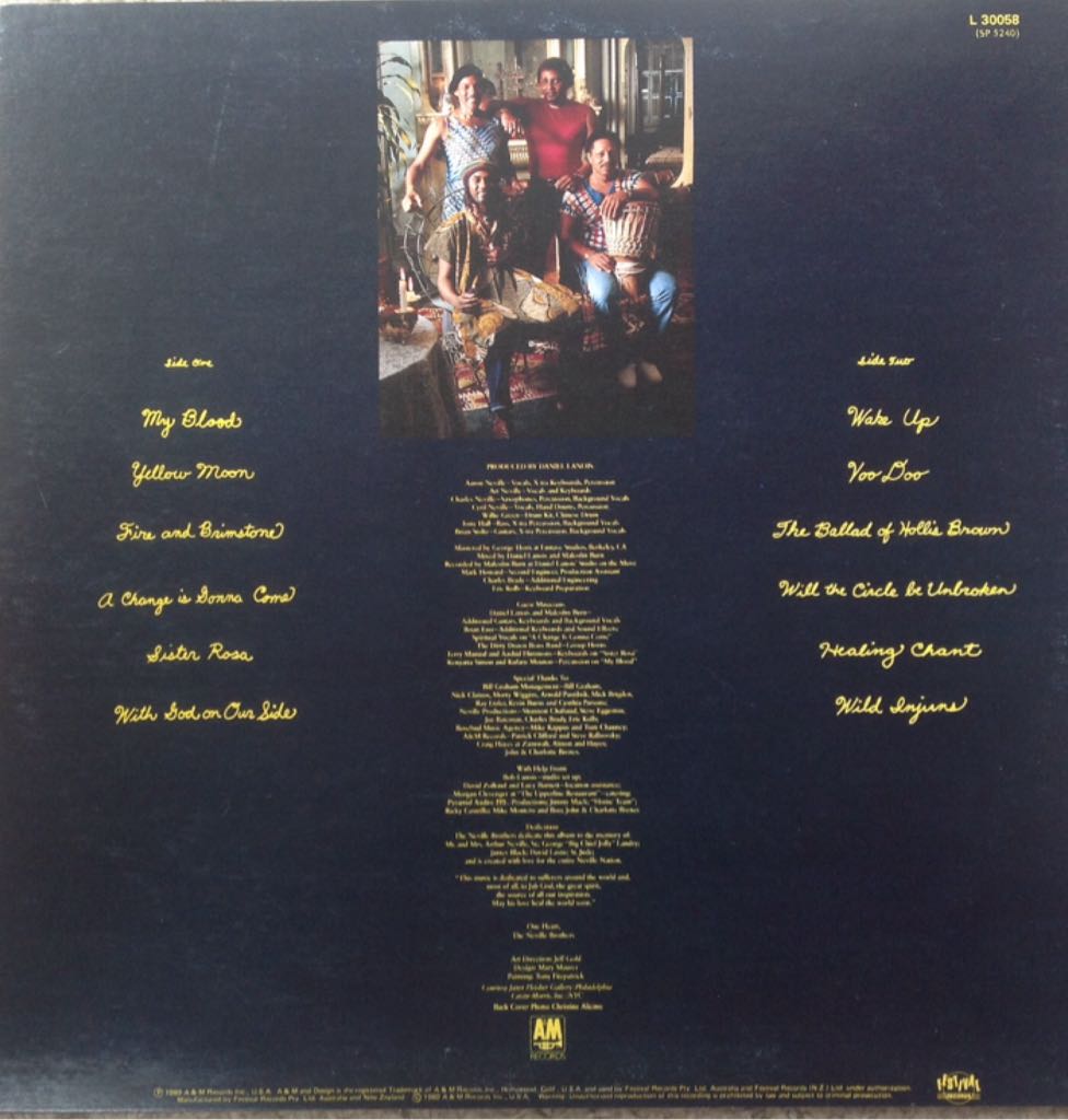 Yellow Moon - Neville Brothers (52:40) music collectible - Main Image 2