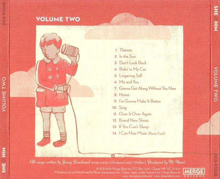 Volume Two - She & Him (CD) music collectible [Barcode 5034202302421] - Main Image 2