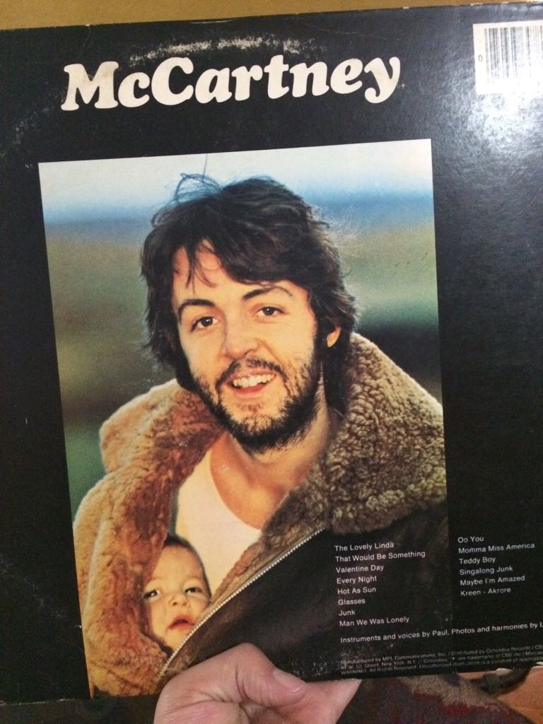 McCartney - McCartney, Paul (12”) music collectible [Barcode 074643647816] - Main Image 2