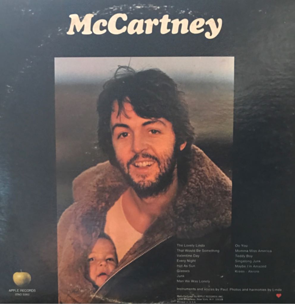 McCartney - Paul McCartney (and Wings) (CD - 3503) music collectible - Main Image 2
