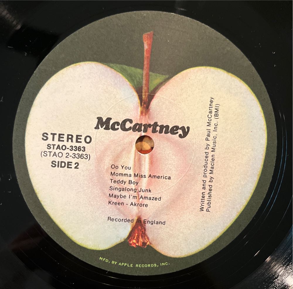 McCartney - Paul McCartney (and Wings) (CD - 3503) music collectible - Main Image 4