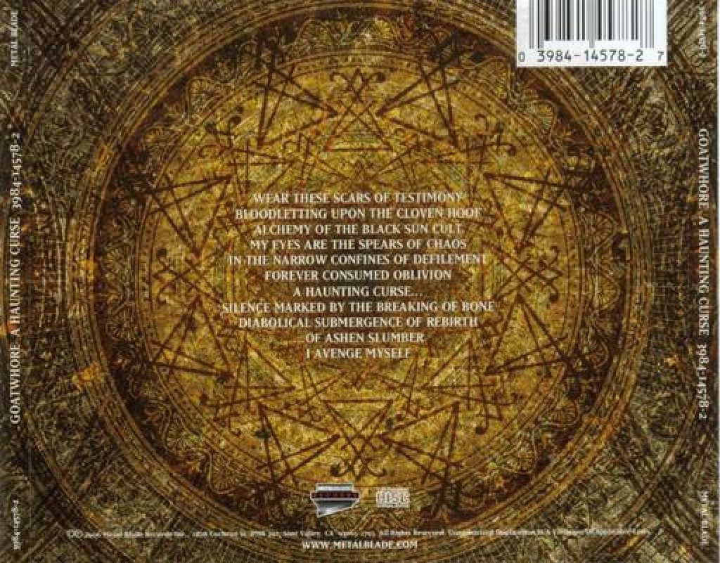 A Haunting Curse - Goatwhore (CD) music collectible [Barcode 039841457827] - Main Image 2