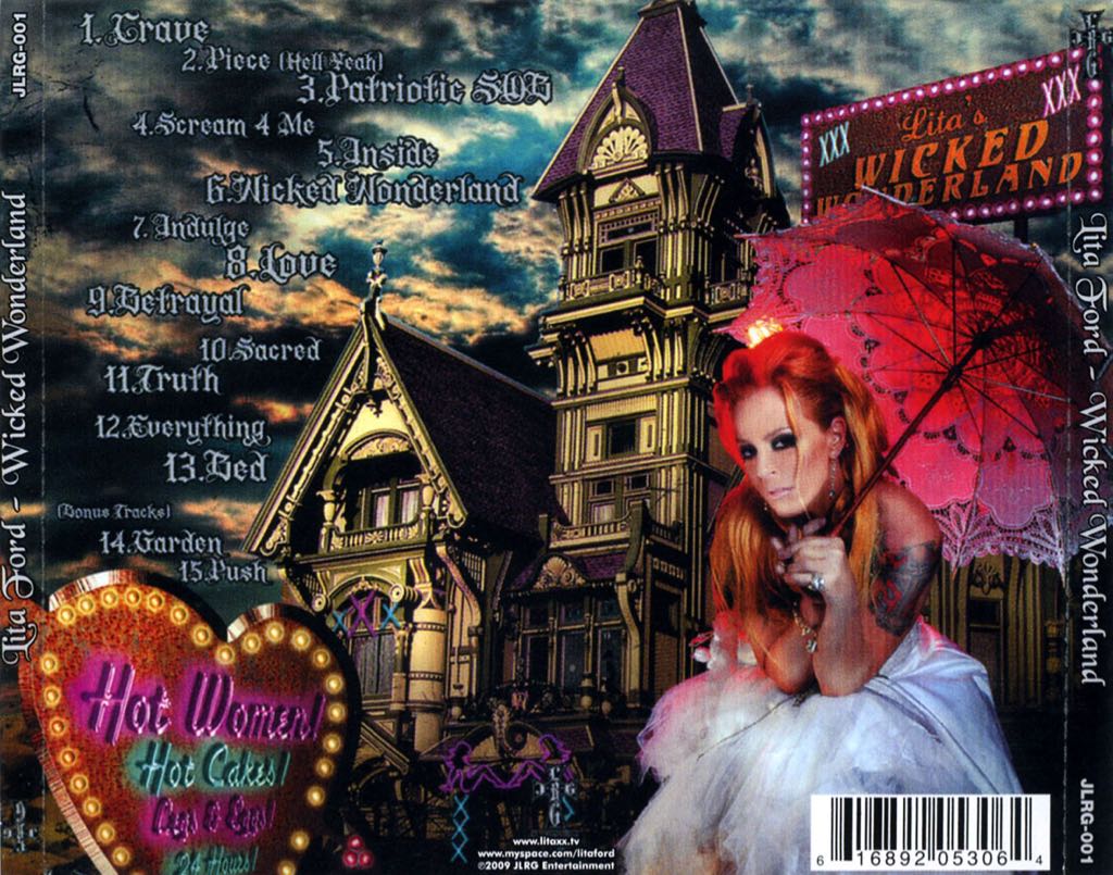 Wicked Wonderland - Lita Ford (12”) music collectible [Barcode 4029758989623] - Main Image 2