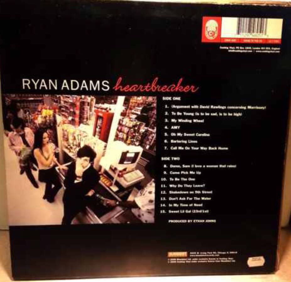 Heartbreaker - Ryan Adams (CD) music collectible [Barcode 600753583722] - Main Image 2