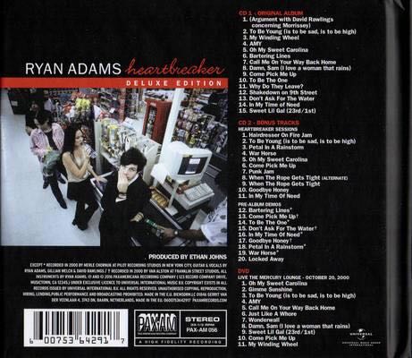 Heartbreaker - Bryan Adams (CD) music collectible [Barcode 711297460520] - Main Image 2