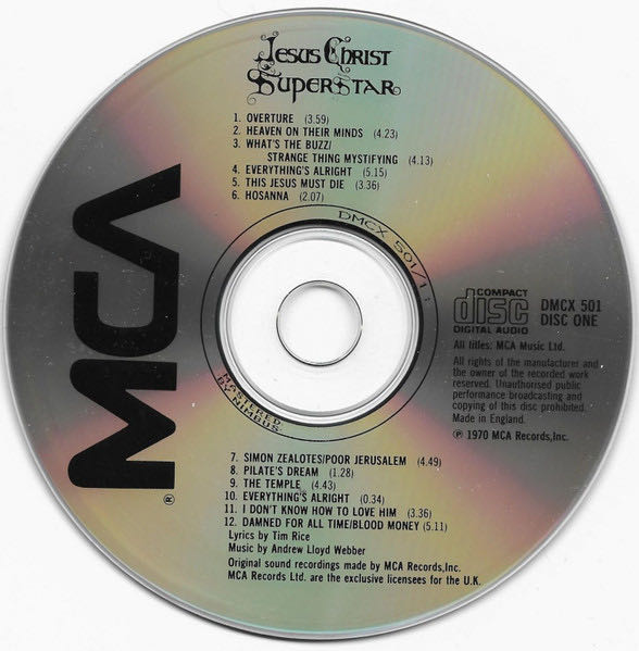 Jesus Christ Superstar - J-Musical (CD) music collectible [Barcode 5011781050127] - Main Image 3