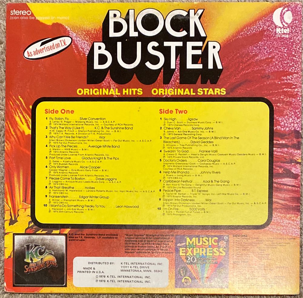 Block Buster - Various Artists (12” - 58) music collectible - Main Image 2
