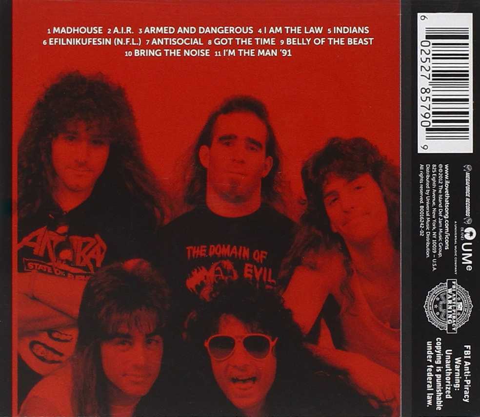 Icon - Anthrax (CD) music collectible [Barcode 602527857909] - Main Image 2