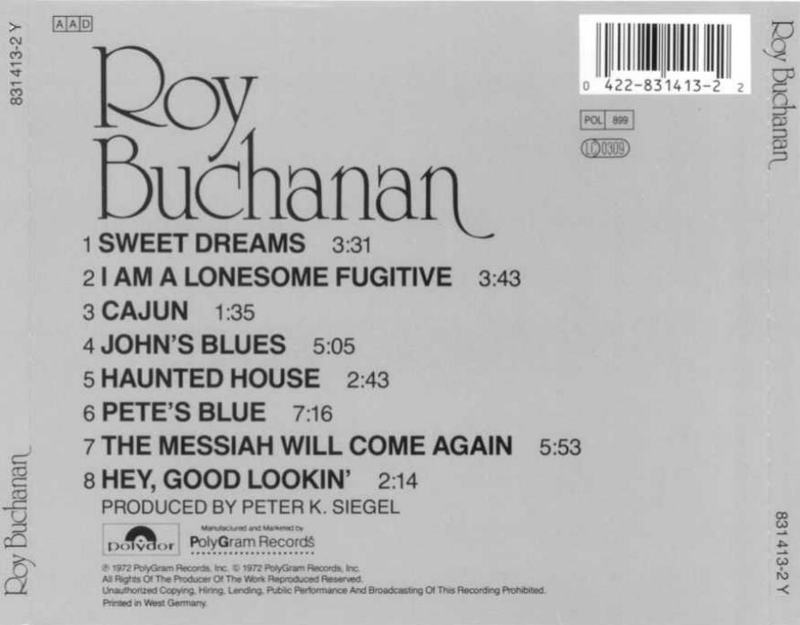 Roy Buchanan - Buchanan, Roy (CD) music collectible [Barcode 8808678200577] - Main Image 2