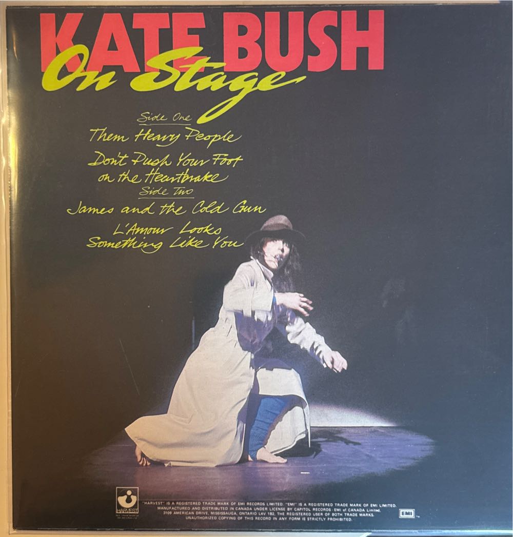 On Stage - Kate Bush (12”) music collectible - Main Image 2