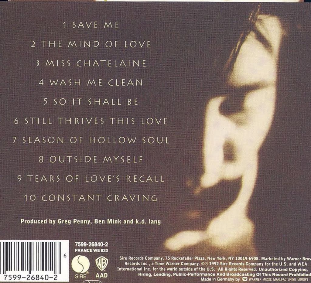 Ingenue - 25th Anniversary Edition - Lang, K.D. (12” - 68) music collectible [Barcode 075597938517] - Main Image 2