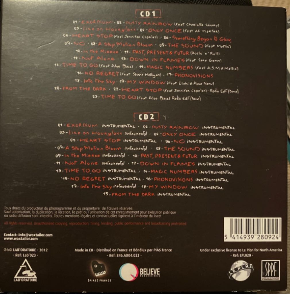 Dusty Rainbow From the Dark - Wax Tailor (CD) music collectible [Barcode 5414939280924] - Main Image 2