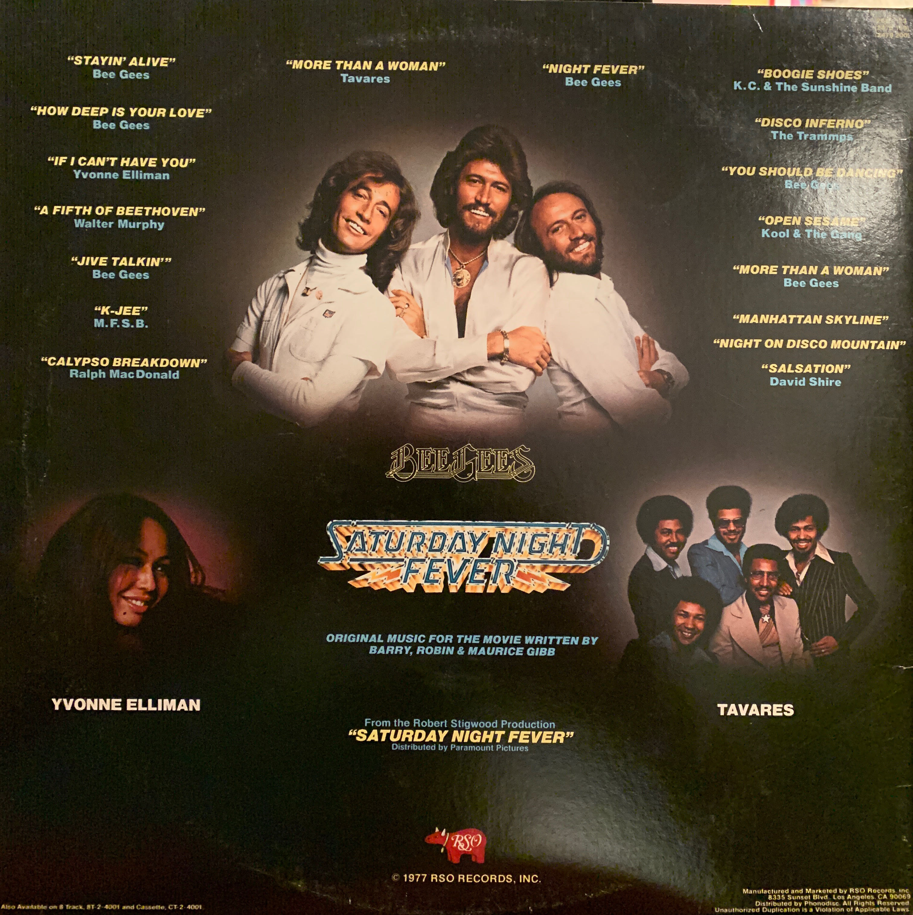 Saturday Night Fever: The Original Movie Sound Track - Various Artists (12”) music collectible - Main Image 2