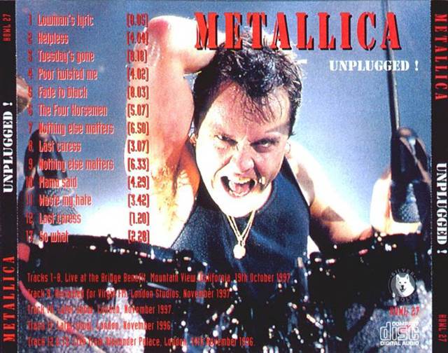 Unplugged - Metallica (CD) music collectible - Main Image 2