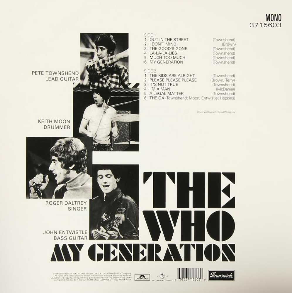 My Generation: The Best Of  - Who, The (CD - 76) music collectible - Main Image 2