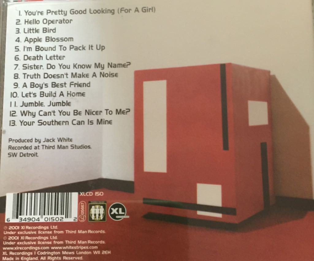De Stijl - White Stripes, The (CD) music collectible [Barcode 634904015022] - Main Image 2