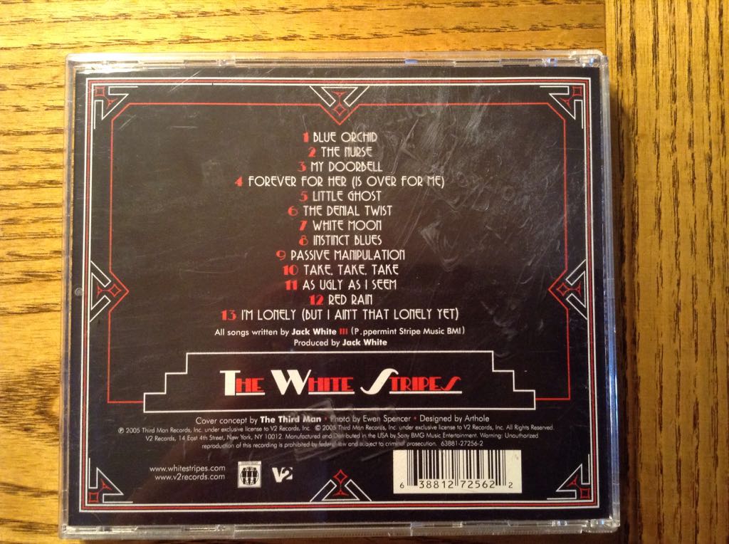 Get Behind Me Satan - White Stripes (CD - 4407) music collectible [Barcode 638812725622] - Main Image 2