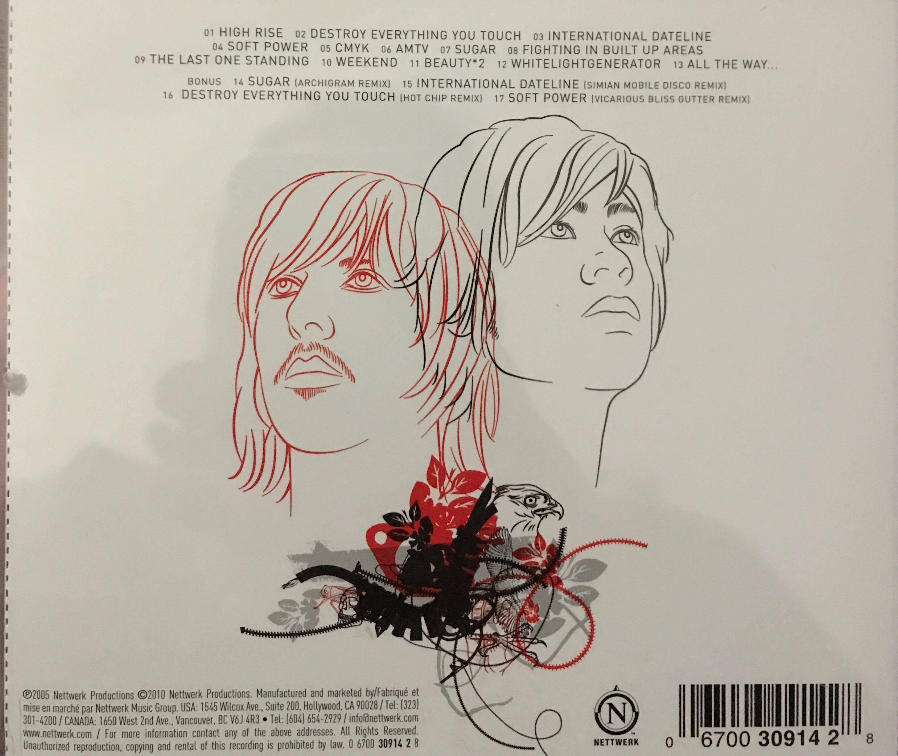 Witching Hour - Ladytron (CD) music collectible [Barcode 067003091428] - Main Image 2