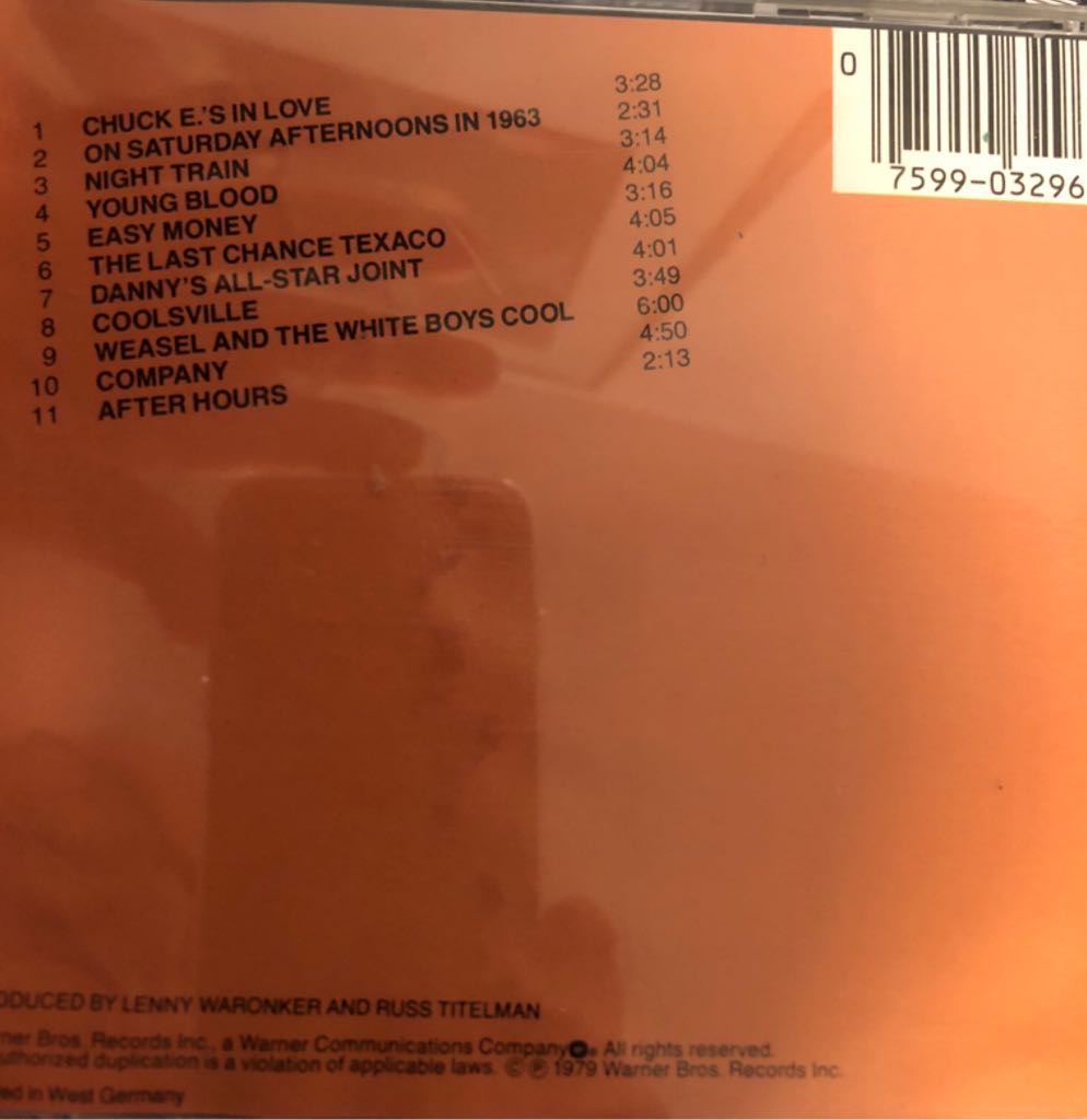 Rickie Lee Jones - Jones, Rickie Lee (CD) music collectible [Barcode 075990329622] - Main Image 2