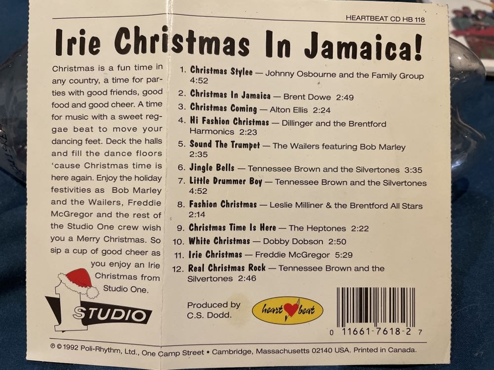 Reggae Christmas From Studio One - Various Reggae (CD) music collectible [Barcode 011661761827] - Main Image 2