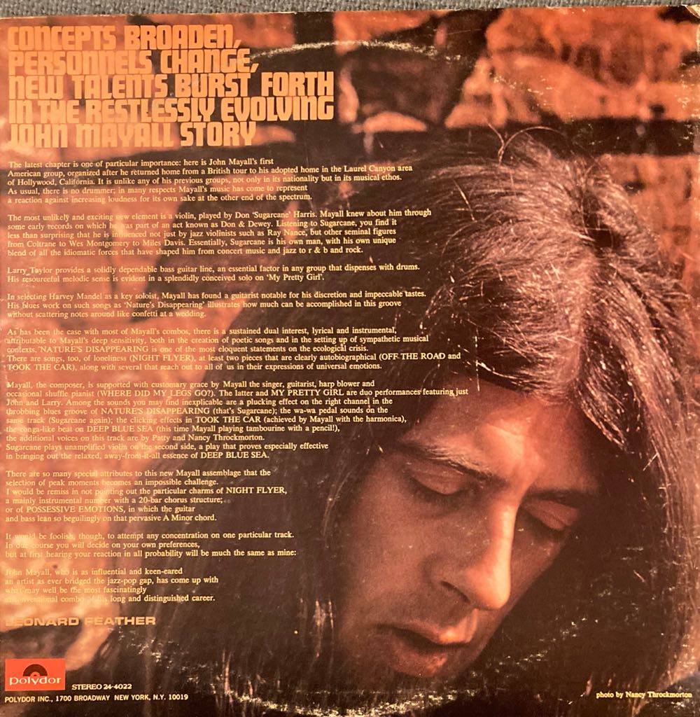 #08 USA Union - Mayall, John (12”) music collectible - Main Image 2