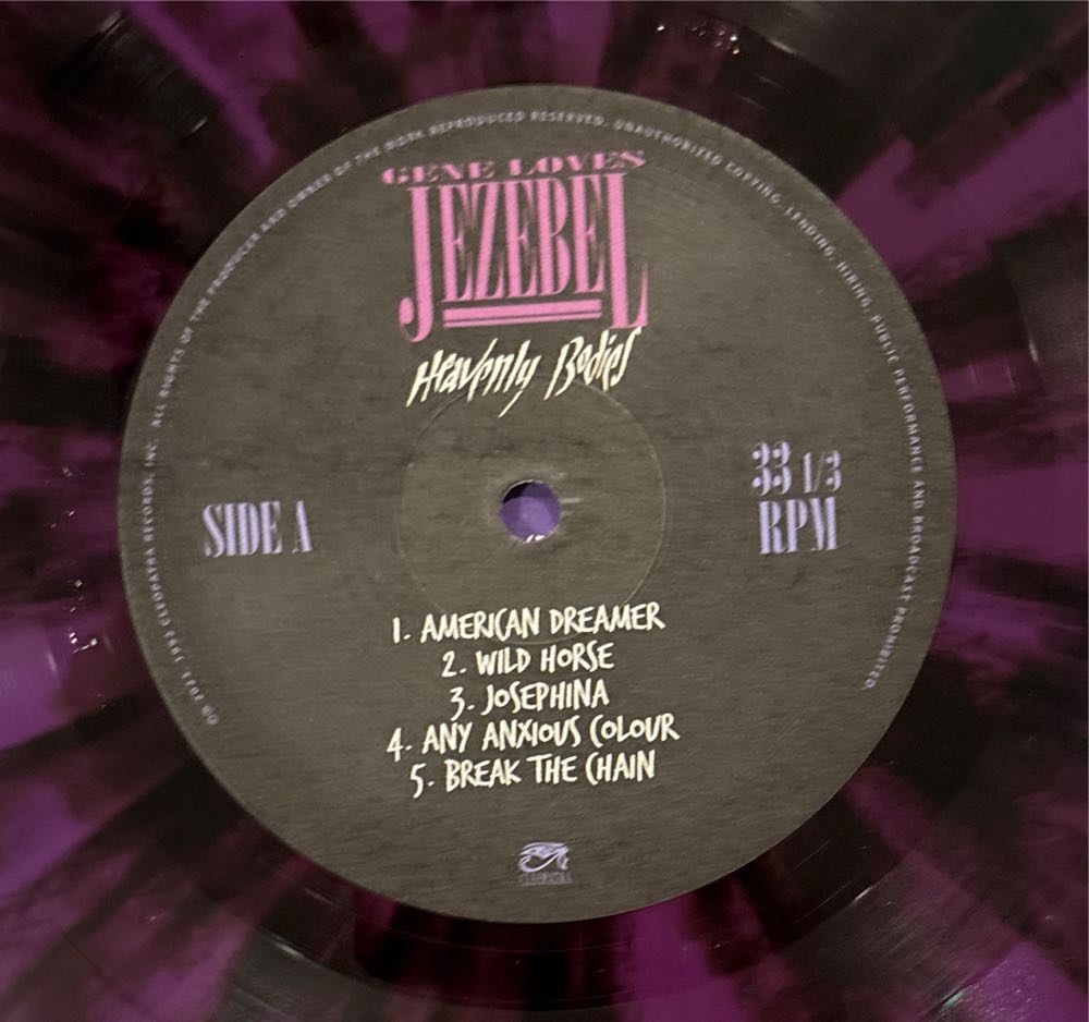 Heavenly Bodies - Gene Loves Jezebel (12”) music collectible [Barcode 747855021025] - Main Image 3