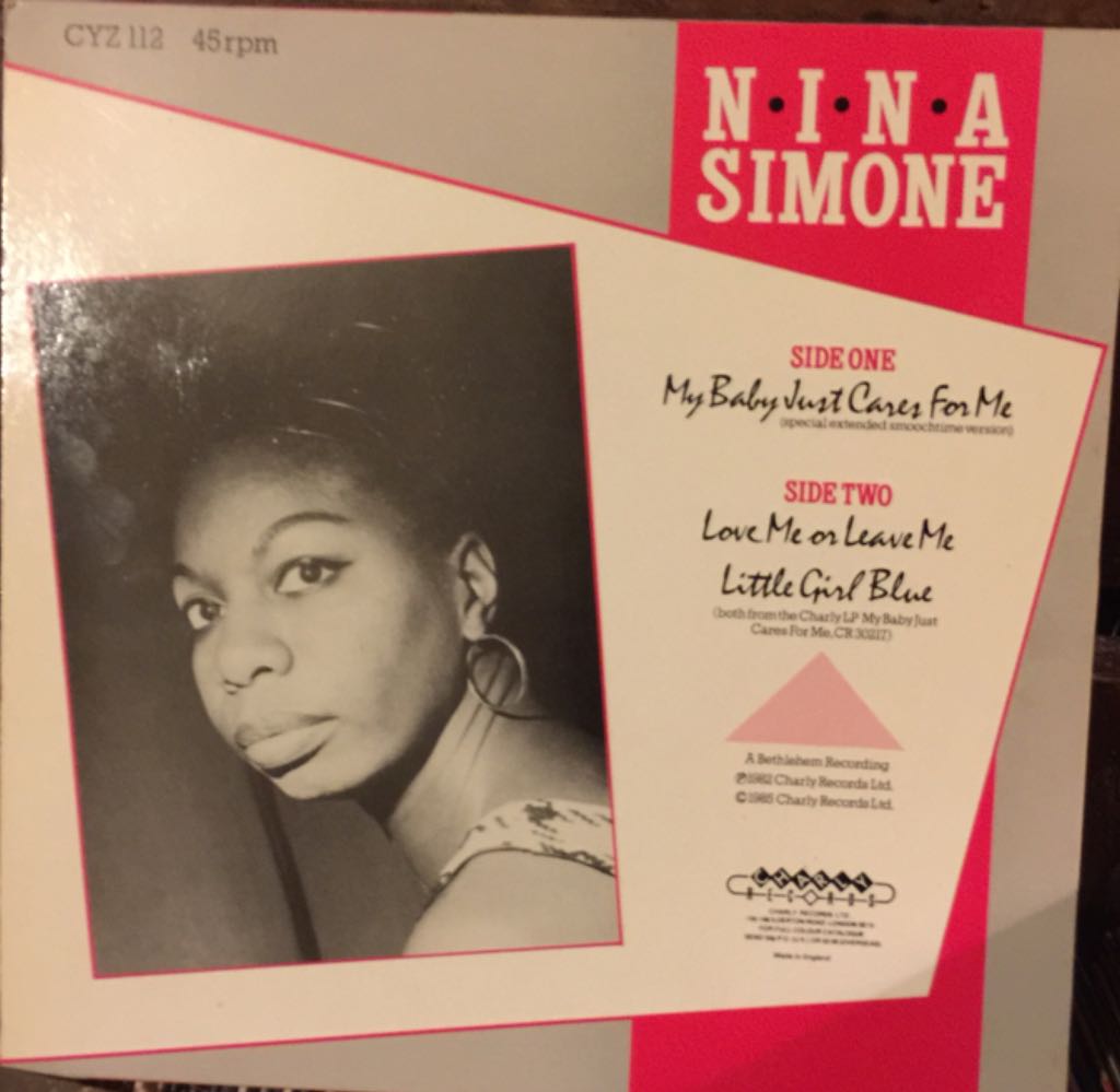 My Baby Just Cares For Me (Single) - Nina Simone (12”) music collectible [Barcode 5060143491566] - Main Image 2