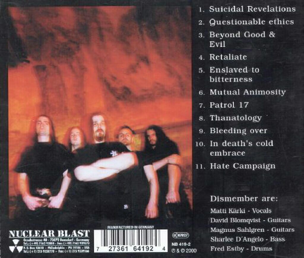 Hate Campaign - Dismember (CD) music collectible - Main Image 2