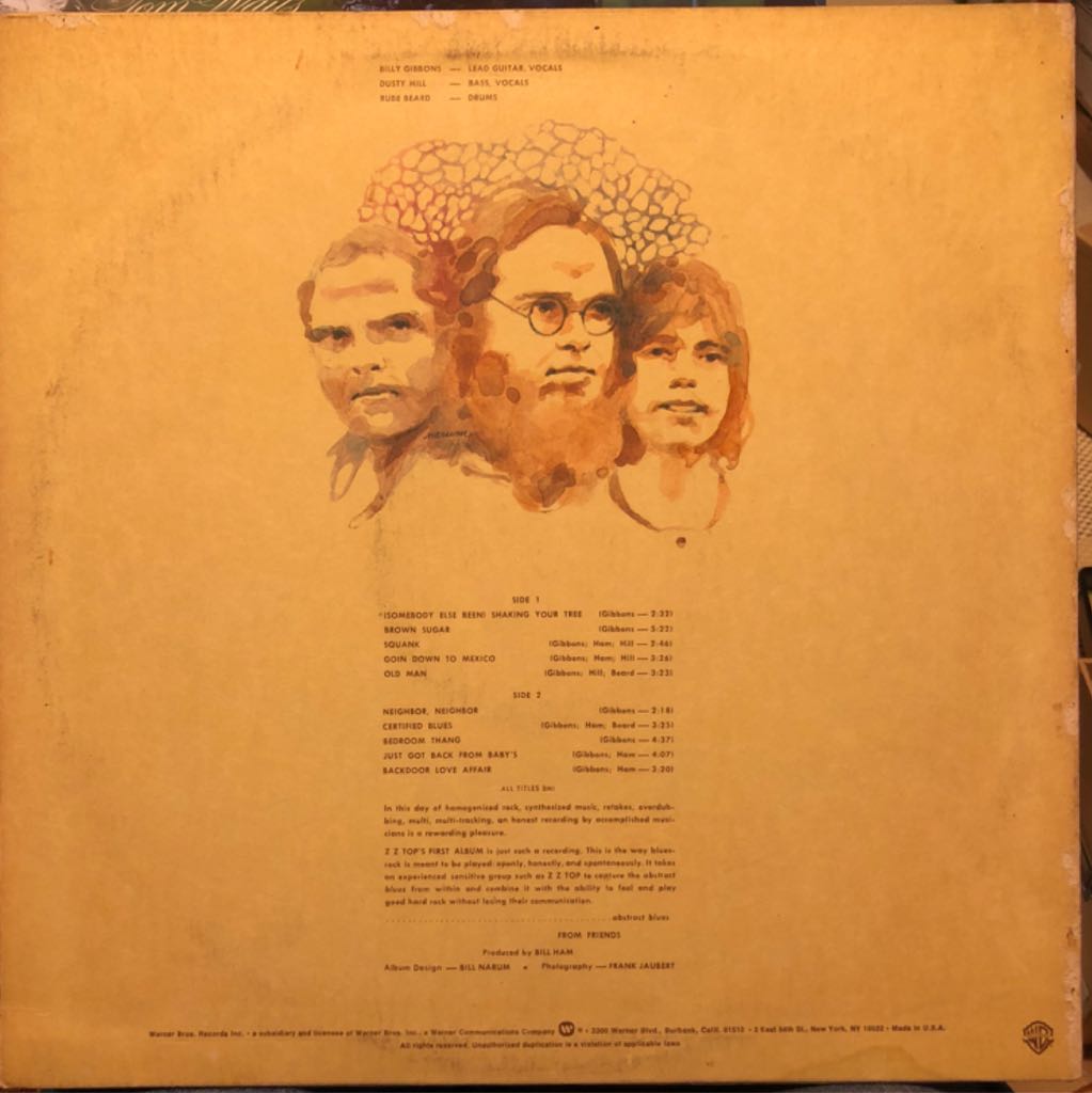 ZZ Top’s First Album - ZZ Top (CD) music collectible - Main Image 2