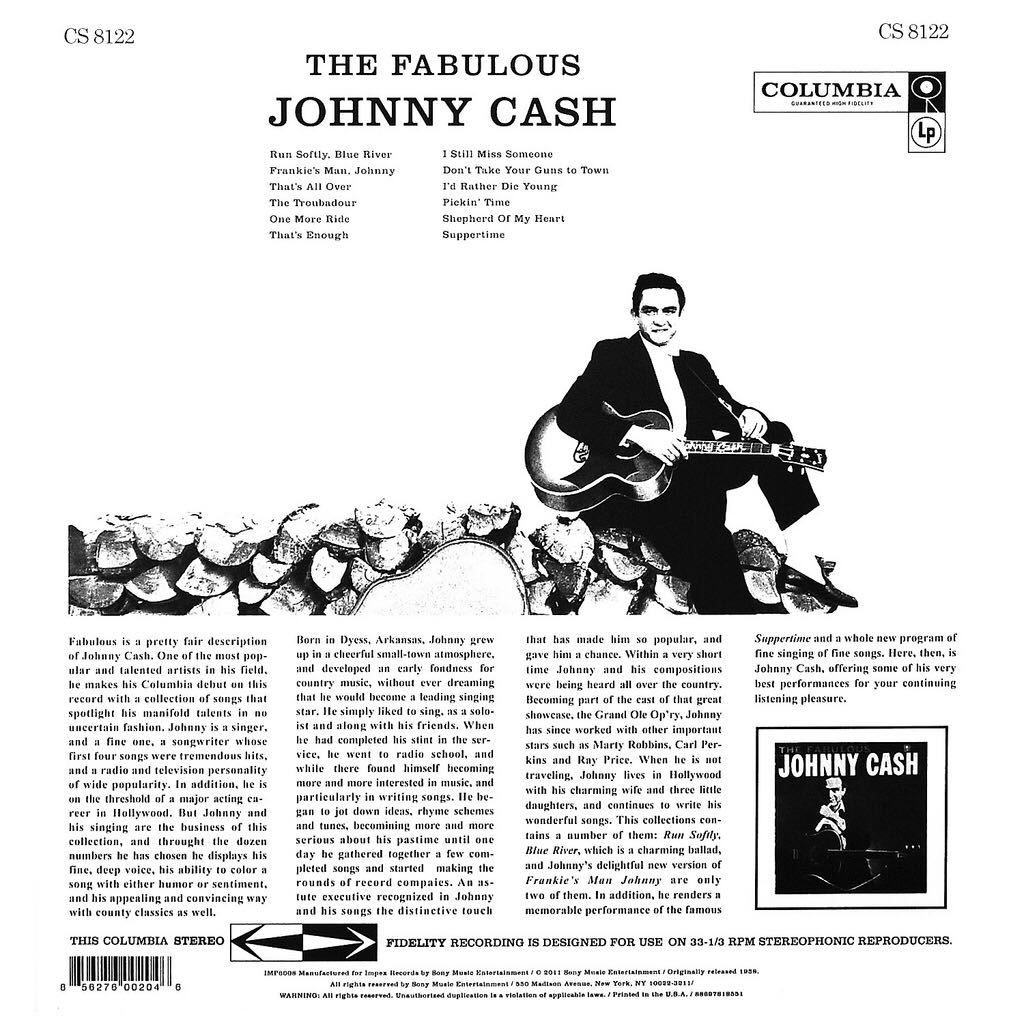 Fabulous Johnny Cash, The - Cash, Johnny (CD - 41) music collectible [Barcode 5099750637128] - Main Image 2