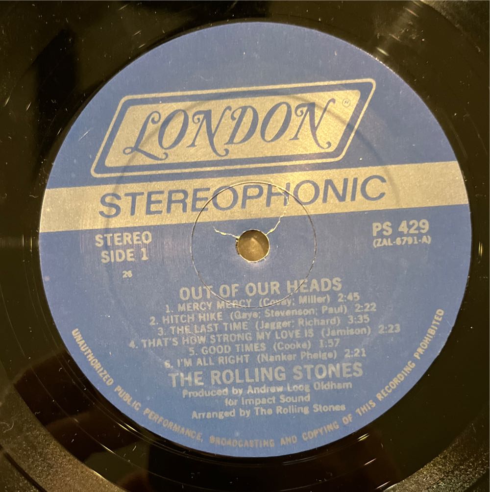 Out Of Our Heads - Rolling Stones (12”) music collectible - Main Image 3