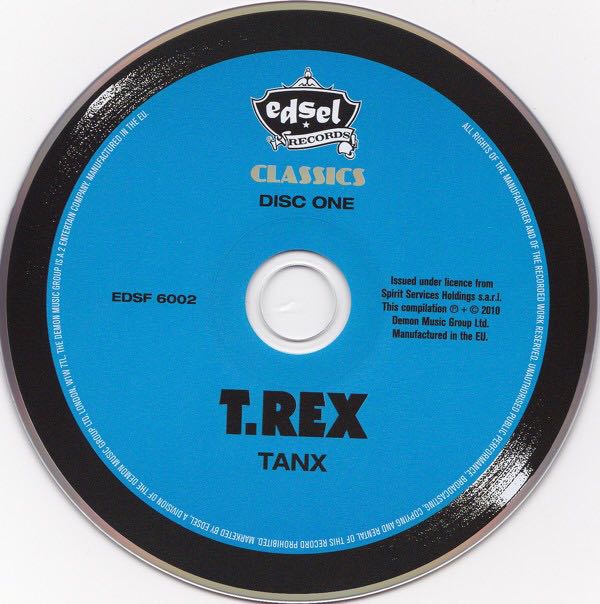 Tanx - T. Rex (CD - 35) music collectible [Barcode 740155139124] - Main Image 4