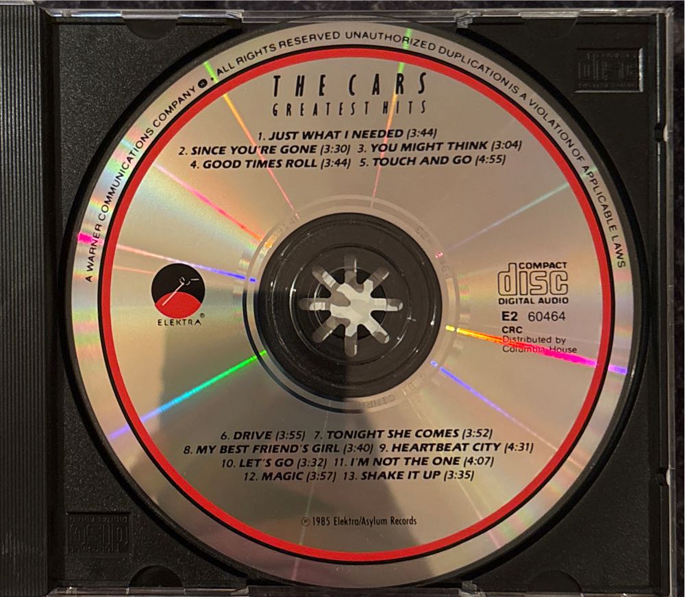 Greatest Hits - The Cars (CD) music collectible [Barcode 777495438013] - Main Image 3