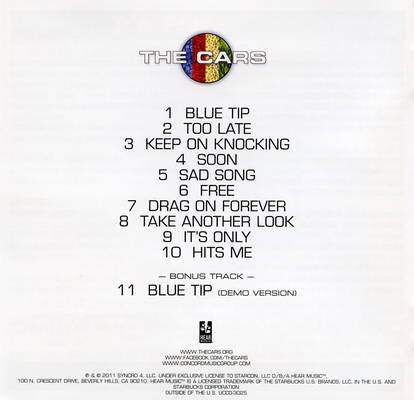 Move Like This - Cars,The (CD) music collectible [Barcode 888072329874] - Main Image 2