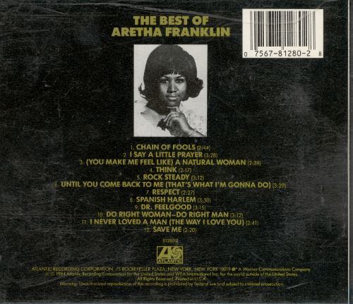 Best Of Aretha Franklin, The - Aretha Franklin (12”) music collectible - Main Image 2