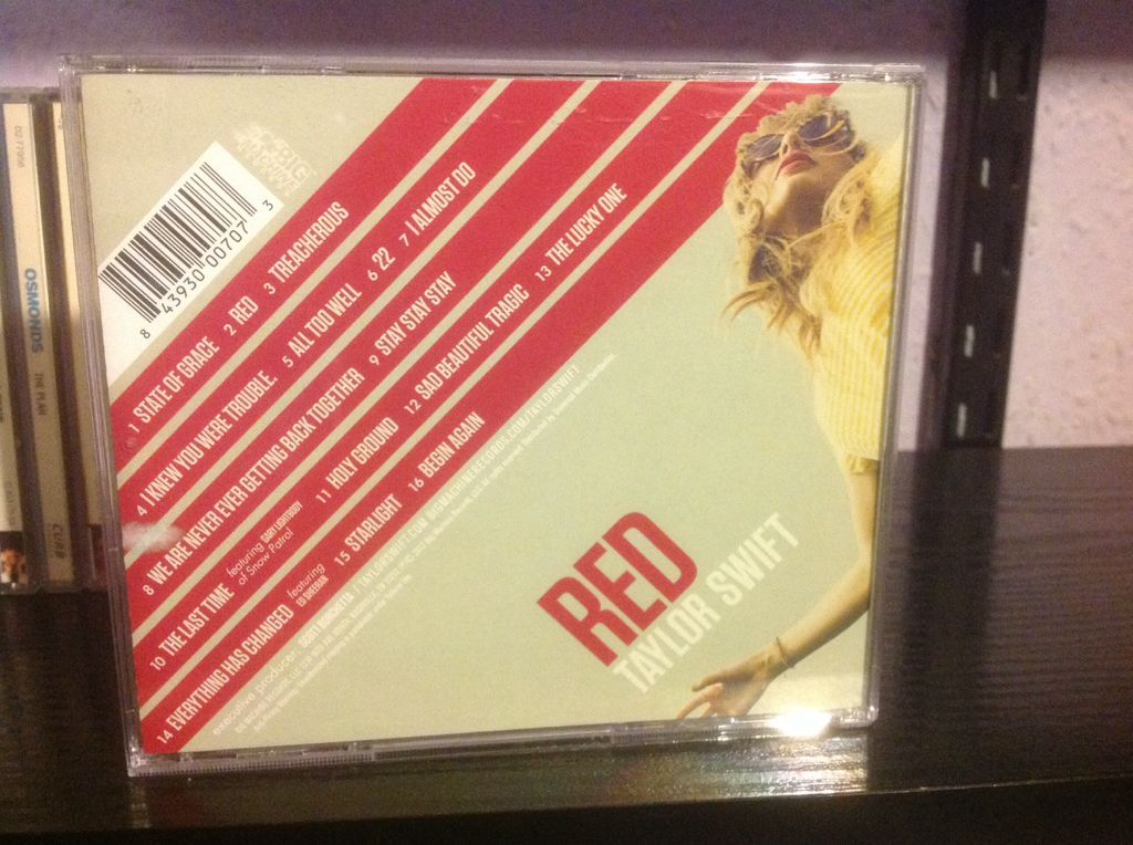 Red - Taylor Swift (CD - 65:16) music collectible [Barcode 843930007073] - Main Image 2