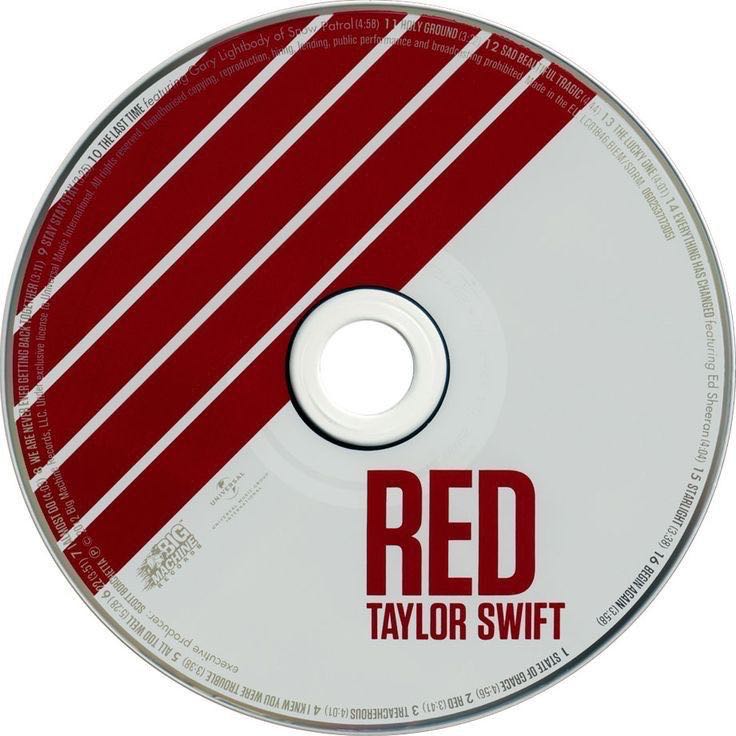 Red - Taylor Swift (CD - 65:16) music collectible [Barcode 843930007073] - Main Image 3