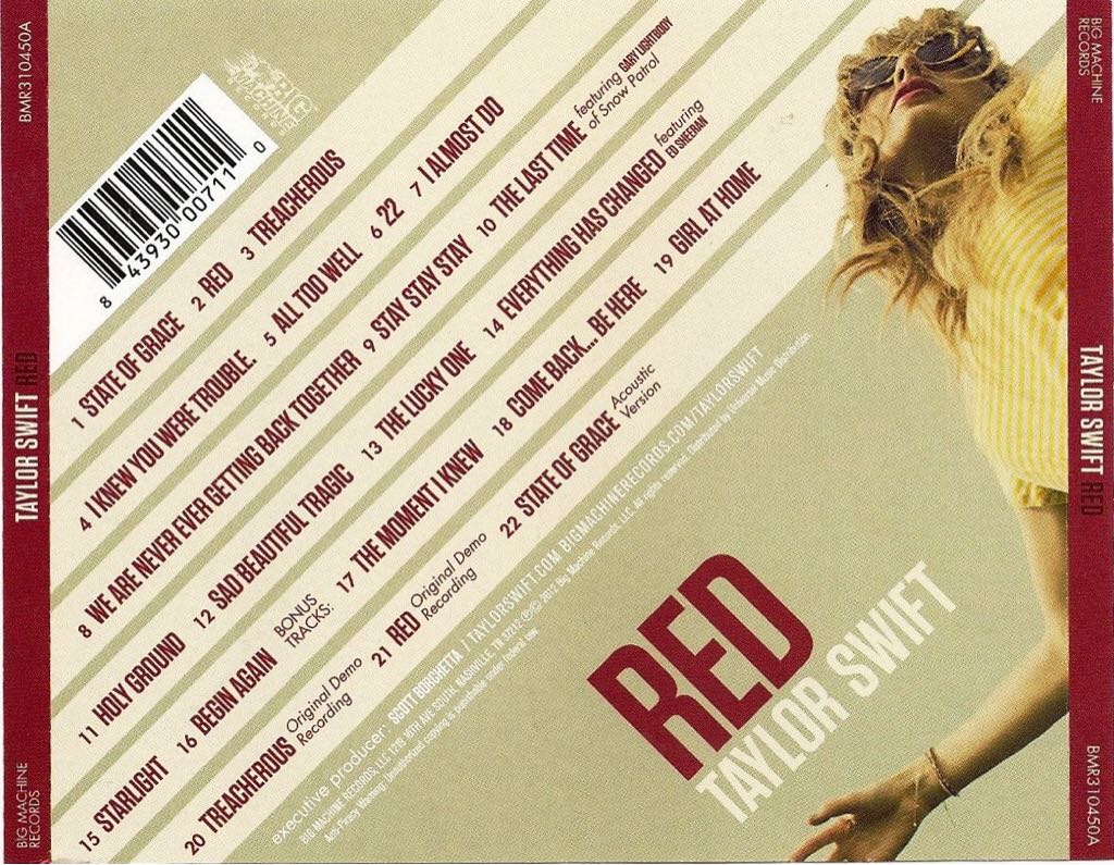 Red (Deluxe) - Taylor Swift (CD - 90) music collectible - Main Image 2